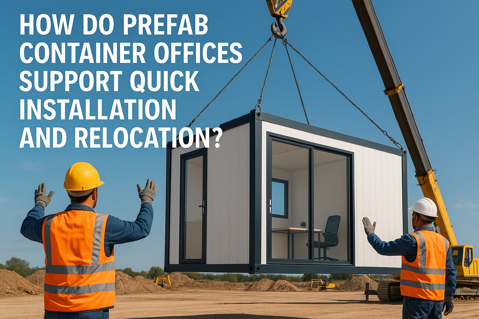 Cum acceptă birourile de containere prefabricate instalarea și mutarea rapidă?