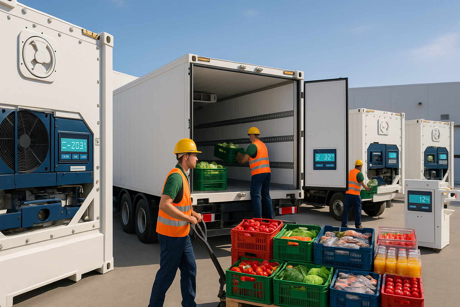 Cum sunt folosite containerele frigorifice în logistica alimentelor și băuturilor?