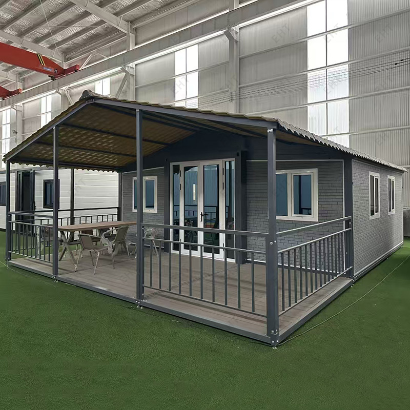 Unitate de locuit mobilă prefabricată pentru casă container extensibilă cu aripă dublă de 20 de picioare