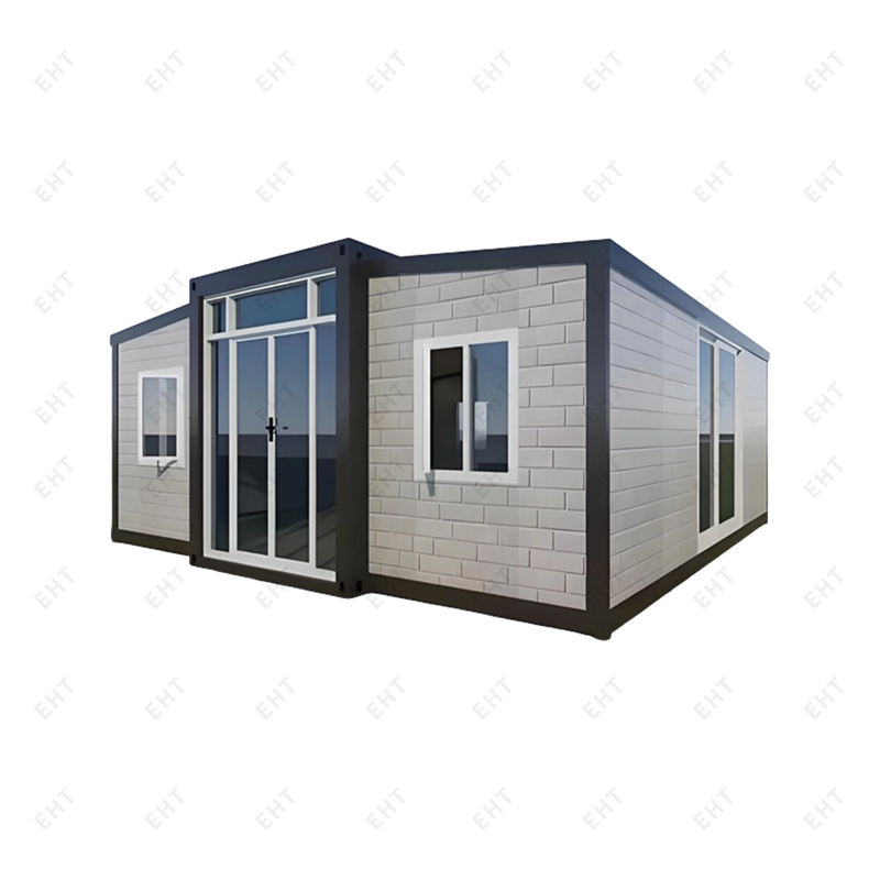 Unitate de locuit mobilă prefabricată pentru casă container extensibilă cu aripă dublă de 20 de picioare