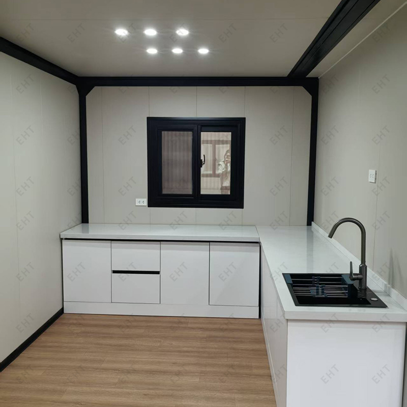 Unitate de locuit mobilă prefabricată pentru casă container extensibilă cu aripă dublă de 20 de picioare